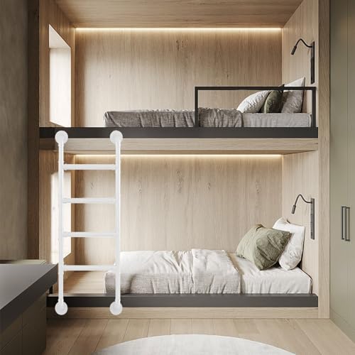 Escalera robusta para literas resistente de 3 a 5 peldaños de pared 2