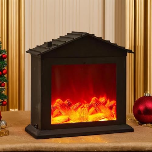 Petite cheminee electrique LED pour decoration cocooning de salon - 4