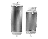 ZSGK-Performance Radiator-Replacement-All Aluminum Radiators For 2006-2008 Kawasaki KX250F (Left + Right) 2007