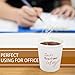 Vumdua 300 Pcs 6 oz Disposable Paper Cups, Hot Cold Beverage Drinking Cup for Coffee, Water, Tea, Juice, Espresso & Cortado (White)