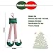 Gunhunt Pack-1 Santa Elf Legs, Car Trunk Leg Pendant, Christmas Plush Decorations, Snap On Trunk or Christmas Tree, Car Decorations (Multicolored)