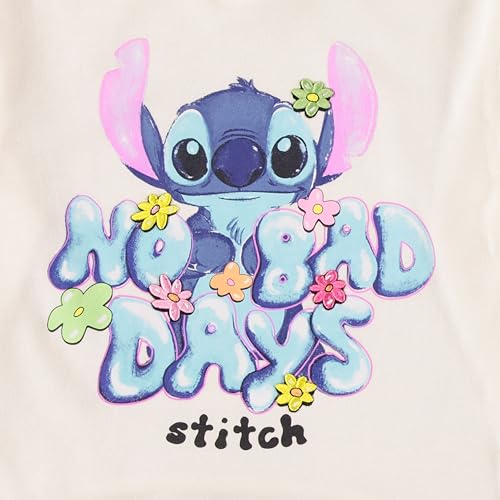 Image of Disney Girls Lilo & Stitch Clothing Set - Stitch Sweatshirt Hoodie and Jogger - 2-Piece Outfit Set - Sizes 4-16