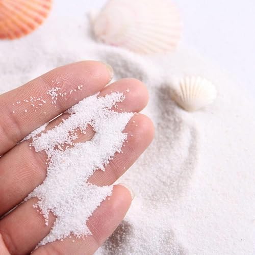 Image of Premium Natural White Aquarium Sand (1.8 kg Pack) | Decorative White Sand for Fish Tanks, Terrariums, Aquascaping & Reptile Habitats