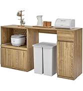 Amazon｜LOWYA ロウヤ 食器棚 レンジ台 スライド棚 リバーシブル 収納