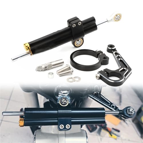 Support d'amortisseur de direction moto pour Honda CT125 Trail 125 noir