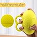 Finger Grip Ball, Hand Exerciser Grip Strengthener,Stroke Rehab Equipment,Stress Balls for Adults, Finger Gripper Strengthening Exercise for Hand(Yellow)