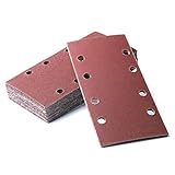 IROKCAKPT オービタルサンダー ペーパー マジック式 #320番 93x186mm 電動サンダー用ペーパー（40枚入）電動オービタルサンダー 木工DIY作業に