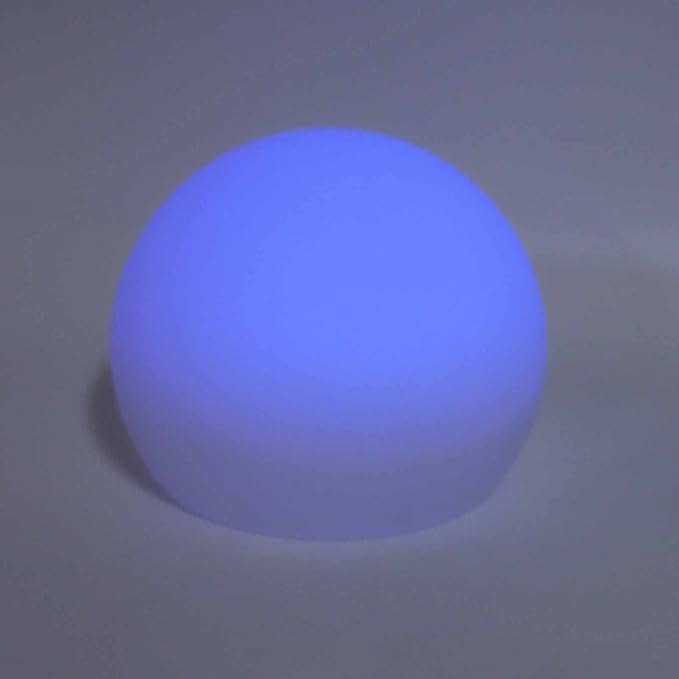 Wnvivi Wnvivi Solar Garden Lights, 8 Inch Solar Globe Light Outdoor, 9 Kleuren Veranderende Waterdichte Tuin Pathway Lamp, Solar Ball Lamp voor Yard Lawn photo 3