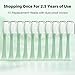 10 Pack Compatible with Suri Electric Toothbrush Replacement Brush Heads,for Suri Sonic Electric Toothbrush,with Dust Cover (Winter Fern, Medium)