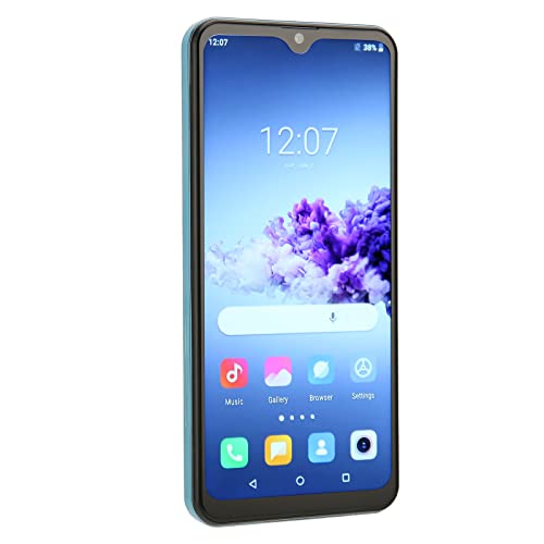 Teléfonos Inteligentes con Doble SIM, Teléfonos Inteligentes 3G Desbloqueados de 6,53 Pulgadas Cámaras de 13MP 8MP Enchufe de la UE 100-240V 4GB RAM 64GB ROM 4000mAh Batería 3