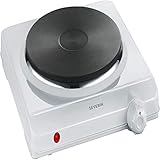 Severin - Hornillo de mesa, Potencia aprox. 1500 W, Diámetro de la placa aprox. 18.5 cm, Blanco KP 1091