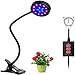 Upgraded Timing Function Grow Light 16LED 5 Dimmable Levels Spectrum for Indoor Plants with 360 Degree Adjustable Hydroponics Greenhouse Gardening