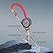 WYNNsky Tire Inflator with Tire Pressure Gauge, Extended Straight-on Air Chuck with 12 Inch Rubber Air Hose