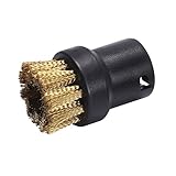 HONUTIGE 8pcs Nylon + Brass Wire Brush Nozzle for Kärcher Steam Cleaners, Nylon + Brass Wire Brush Tool Nozzles Replacement Spare parts Steamer - Image 4