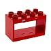 Produktbild 1 x Lego Duplo Container Stein rot 2x4x2 mit Scharnier Vorrichtung für Schrank Klappe für Set Feuerwehr Tankstelle 10587 5601 10607 10814 60775