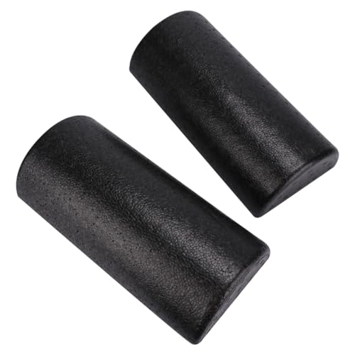 2 piezas de rodillos de columna de yoga de alta densidad EPP para terapia de masaje y ejercicios de espalda, piernas y core miniatura 1