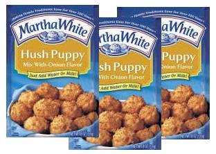 Martha White Hush Puppy Mix 8 oz Bags 3 Pack