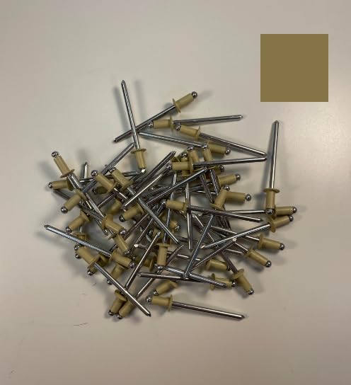 Rivets pop aveugles alu 3.2mm avec foret pour assemblage métallique extérieur - 3