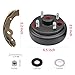 CLUBRALLY Golf Cart Deluxe Brake Drums & Brake Shoes Maintenance Kit, EZGO TXT Brake Kit for 1996-2008 TXT Electric Golf Cart, OEM# 19186-G1, 70794-G01