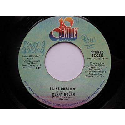 Nolan, Kenny I Like Dreamin' 7" 20th Century TC2287 EX 1976 US pressing, there is writing on side one label