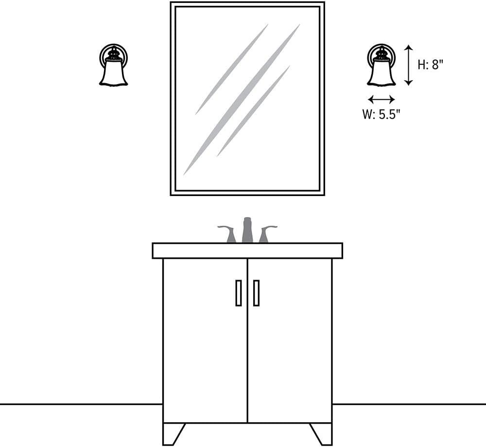 Feiss Lighting-Emma-1 Light Bath Vanity