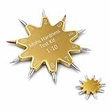 Hardness Test Kit from 1-10 Scratch Tester for Industrial and Gemstone and Mineral, Identification Tool for Jewelry and Rocks