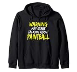 'Puede empezar a hablar de Paintball' Gotcha Paintball Sudadera con Capucha