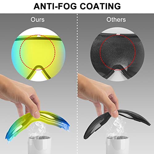 Image of Ski Goggles, Cylindrical Anti-Fog Snow Goggles, UV Protection Snowboard Goggles For Men Women