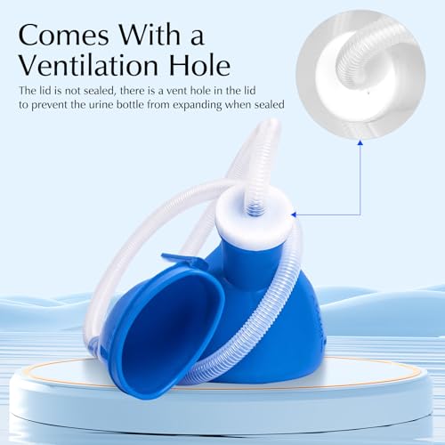 image for Portable Urinal for Women & Men, OOCOME Urinal Bottle Spill Proof Beds