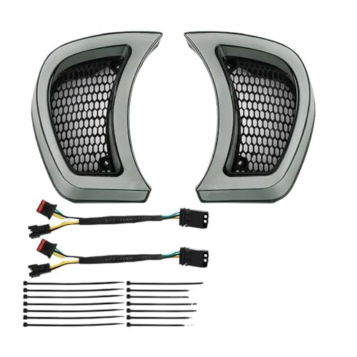Clignotants LED moto pour Road Glide 2015-2026 avec inserts de ventilation - 4