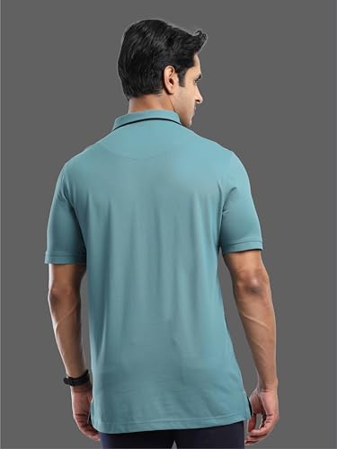 Image of STELLERS Men's Premium Softberry Pique Polo T-Shirt | Feather Touch Feel |Regular Fit| Odour Resistant| Anti-Static| Wrinkle Free | Quick Dry | Stretchable | Lightweight | Sweat-Proof