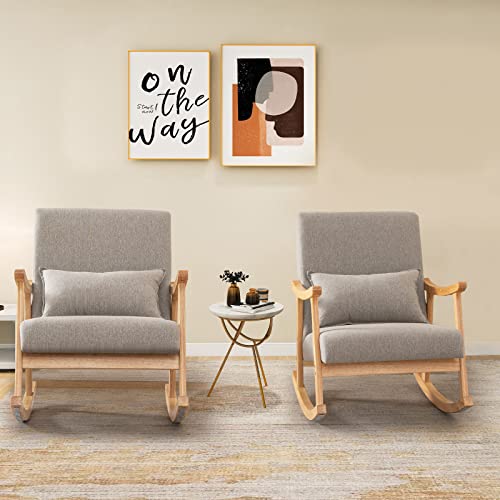 Sillón reclinable moderno gris con cojín extra miniatura 1