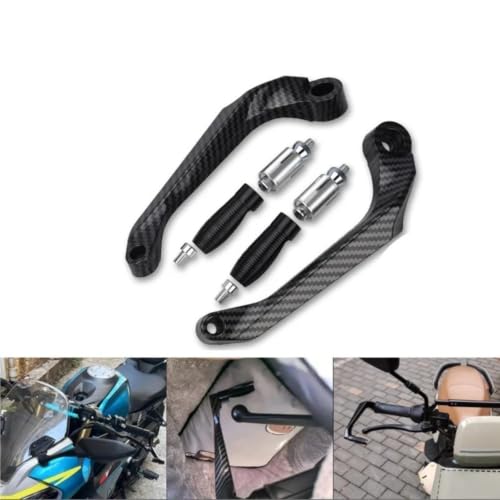 Protector de palancas de motocicleta contra impactos con acabado azul resistente 5