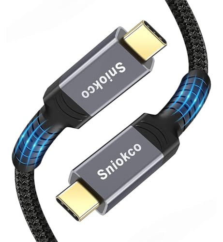 Thunderbolt-3-Kabel Sniokco Thunderbolt 3 Kabel 40Gbps/2M