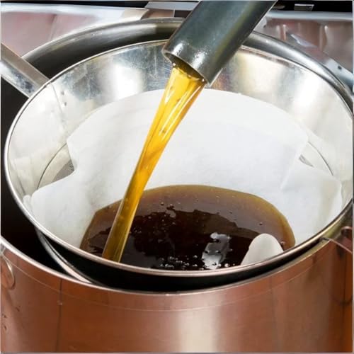 49-Pack-Deep-Fryer-Oil-Cone-Filters-and-Commercial-10-Deep-Fryer-Oil-Filters-Stand-for-cooking-oil-filters-Non-Woven-Premium-Cones-10-Stand-with-49-Filter-Cones