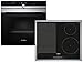 Produktbild Siemens EQ2Z084 Set Backofen mit Mikrowelle HM633GNS1 Edelstahl + Induktionskochfeld EX645FEC1E