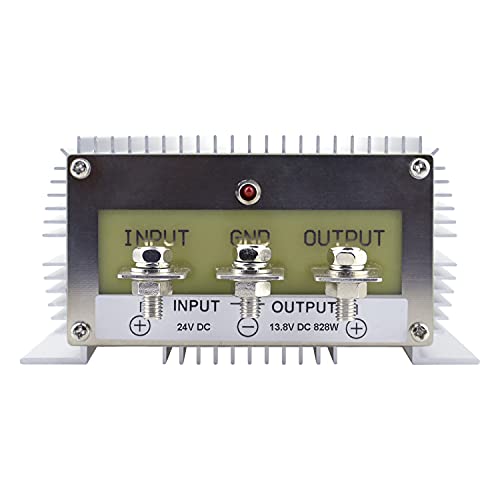 Image of DC 24V to 13.8V 60A 828W Converter - Waterproof DC Voltage Regulator for Golf Cart