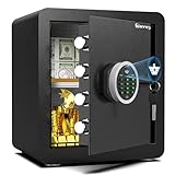 Best new Fireproof Safes - Kavey [2024 NEW] 1.7 Cub Fireproof Safe Box Review 