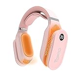 『秋冬向けモデル』ORTCI 速暖 ネックヒーター 温冷2役 各3段階調温 USB充電式マフラー 軽量 持ち運びやすい ネックウォーマー 静音 暑さ・寒さ対策 LEDライトOFF可 ネッククーラー 電子カイロ 登山 屋外 通勤 通学 首元冷暖機 PSE認証済 (Pink)