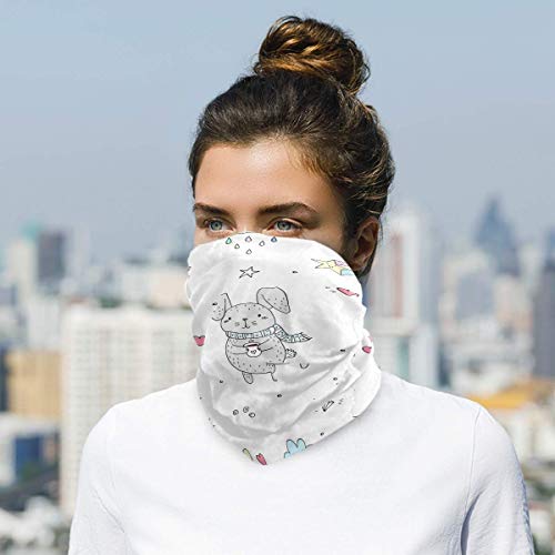 Unisex Multifunctional Headwear Face Mask, Seamless Cover Mouth Bandanas Gaiter, Sun Dust Protection Windproof Headband Neck Gaiter Warmer Balaclava