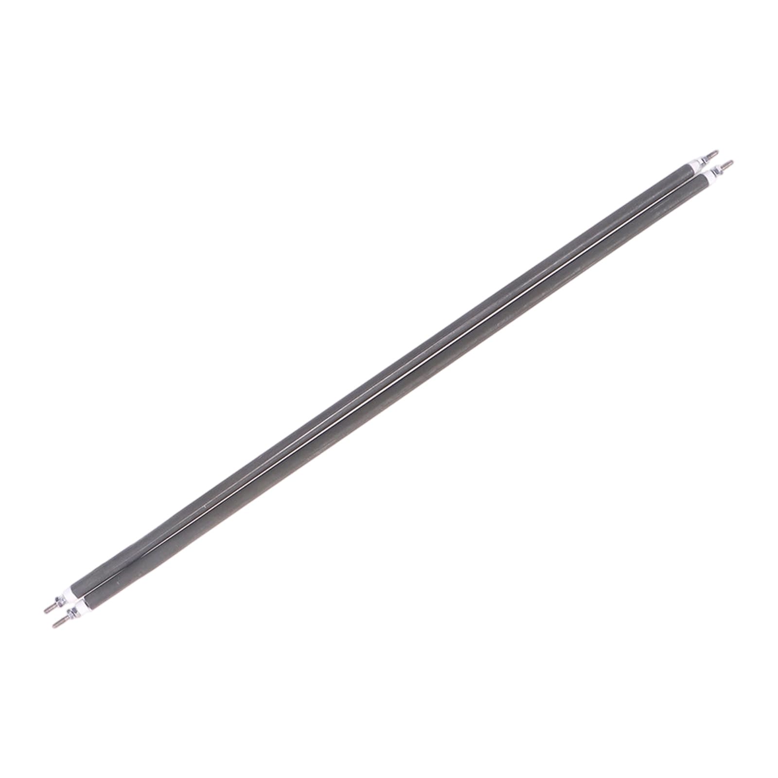 Greabuy 2Pieces Efficient Oven Heating Component 400W Power Metal Texture Heat Distribution Accessory for Long Lasting Use Oven Heat Tube