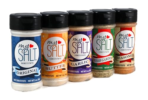 Image of MySALT Original - Sodium-Free Salt Substitute - 3 Shaker Bundle - 0mg Sodium - Real Salty Taste, Clean Label - Heart Healthy Salt Alternative