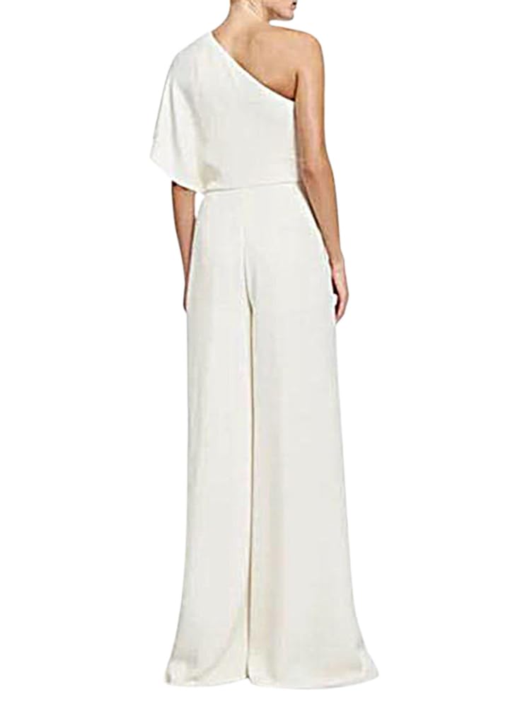 Combinaison Femme Habillé Chic Soirée Combipantalon Mariage Tailleur Travail Bureau Pantalon Jambe Large Fluide Taille Haute Combishort Long Droit Elegant Jumpsuit Playsuit
