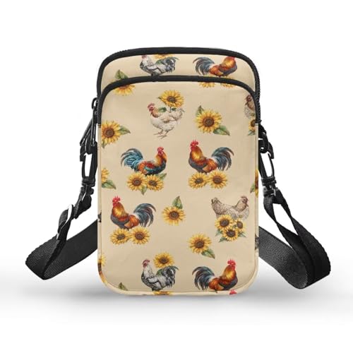 Women's 2 Layer Crossbody Shoulder Bag Satchel Bags Purse for Travel Office Work