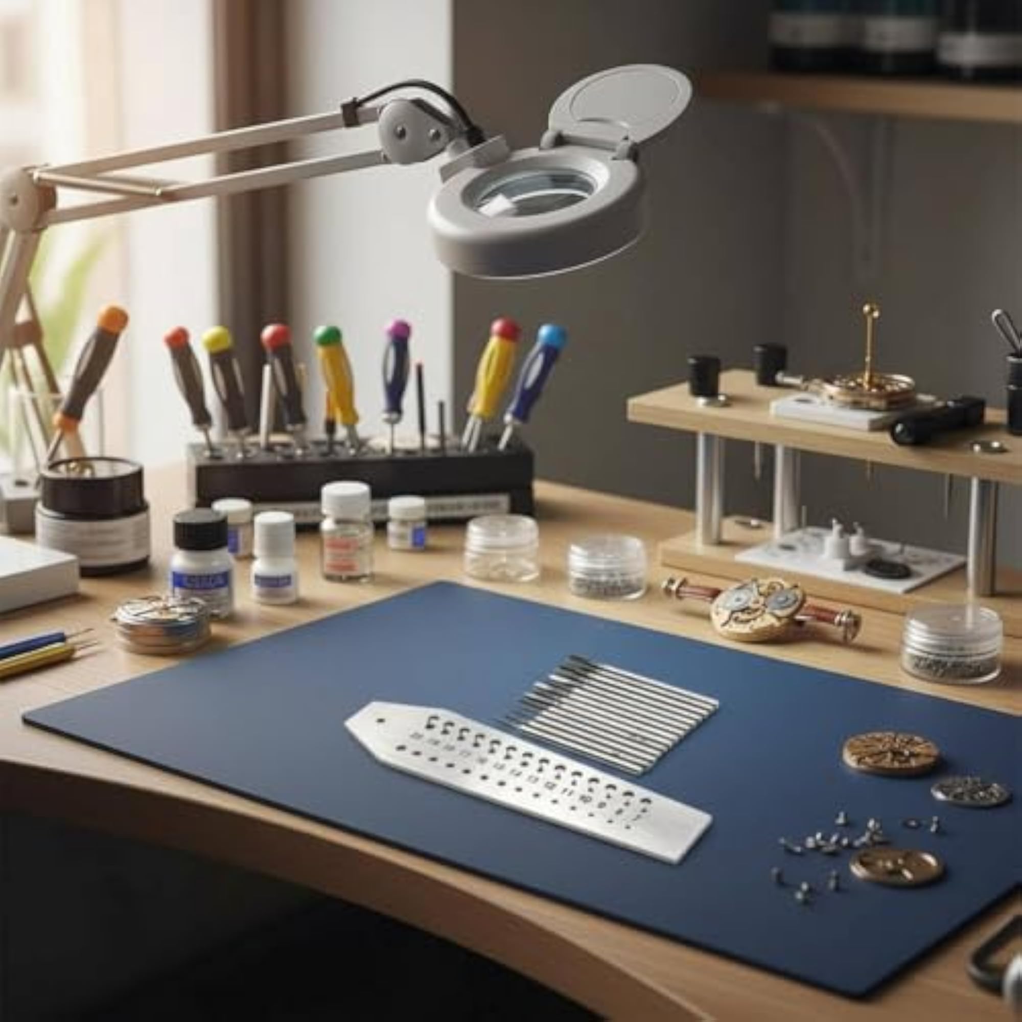 Precision Watchmakers Tap and Die Set, Compact Repair Tool