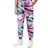 yolsun Men Joggers Sweatpants Unisex Funny 3D Print Graphic Sport Jogging Pants Casual Novelty Trousers with Pockets (Colorful Triangles, Medium)