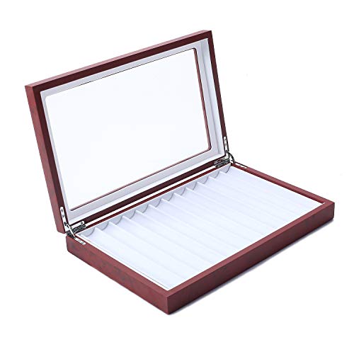 最安値 Tcatec 木製ペンコレクションケース ペン収納ボックス 万年筆用コレクションケース 万年筆 ペンケース 万年筆箱 万年筆展示スタンド ペン 収納ケース 12本用の価格比較