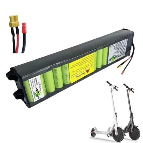 WILLQ Batería Iones Litio 36V 7800mAh con protección BMS integrada batería de Repuesto 7,8Ah para Patinete eléctrico M365 con Motor 280,8Wh y Conectores JST y XT30