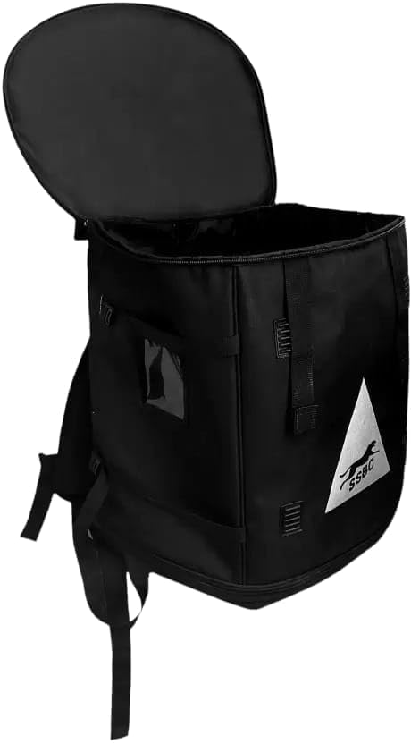 Image of SSBC Nylon Grocery Logistics Courier Amazon delivery Bag for Multipurpose (Black) 91 LTR