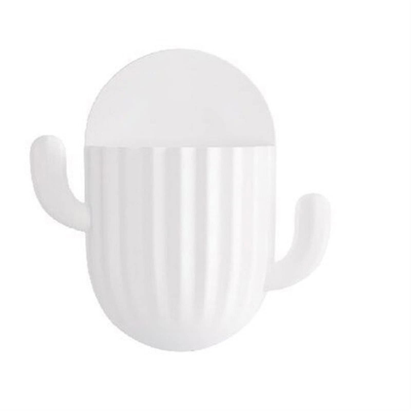 JINGYAN Toothbrush Holders Toothbrush Holder Wall Self-adhesive Storage organizer Rack Kitchen Bathroom accessories sets Wall-mounted Home(1)